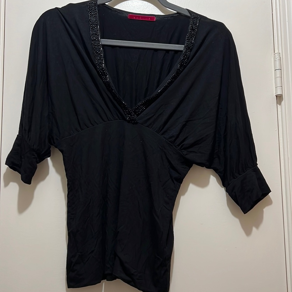 Velvet by Graham & Spencer Small Spandex Dolman Sleeve S